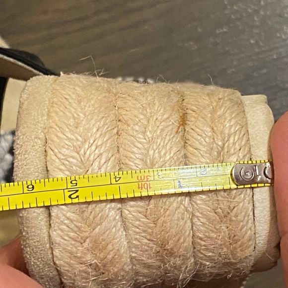 Anne Klein I flex wedge espadrille faux snakeskin sandal. Sz 7.5 - Picture 12 of 16